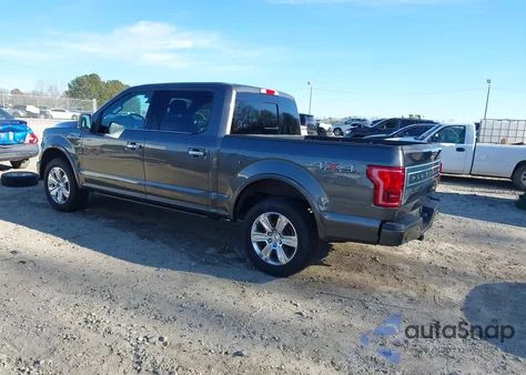 2015 Ford F-150 Platinum from USA, damaged, VIN 1FTEW1EF6FFC02984